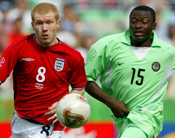 Justice Christopher against England at the 2002 World Cup | Nigeria Loses One of Her Former Great Soccer Players